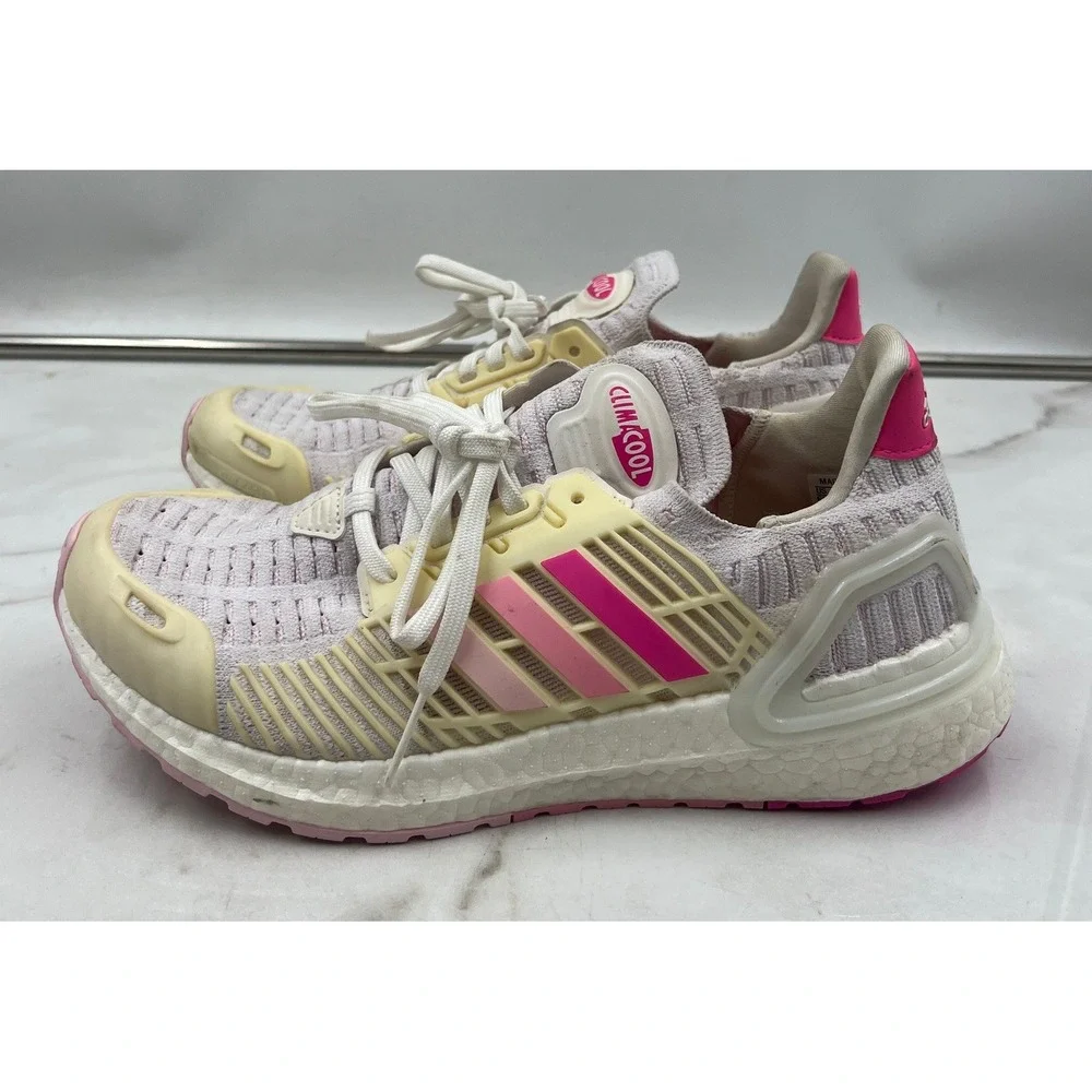 Adidas Ultraboost DNA CC_1 Womens Running Shoes Sz 6.5 Pink White GX7810